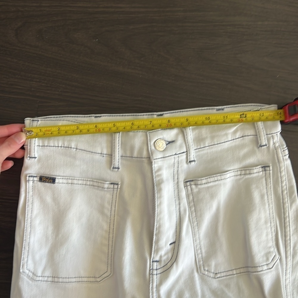 Polo by Ralph Lauren | White Flare Jean - Size 26R- Excellent Condition​​​​​ - Picture 11 of 12